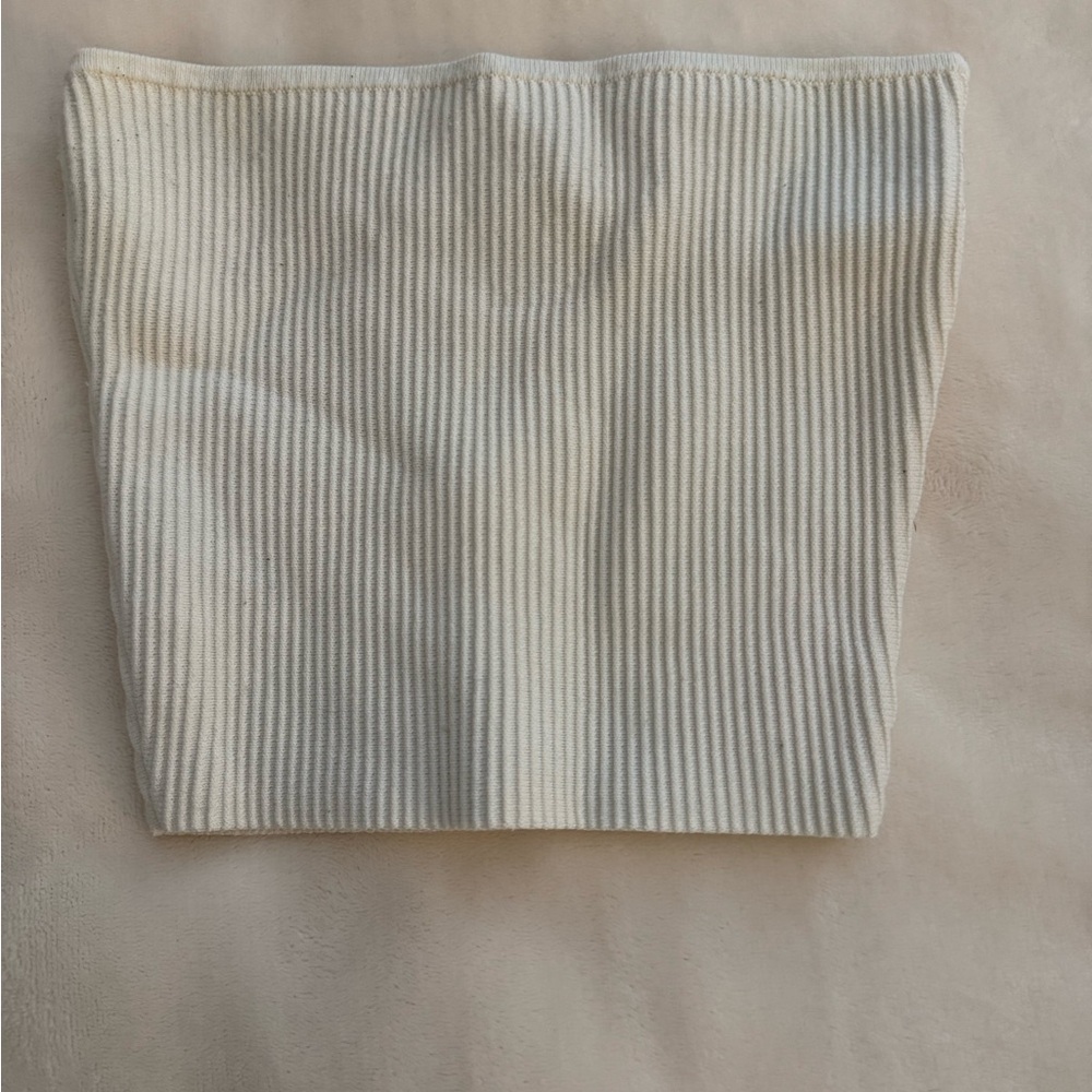 Aritzia Babaton sculpt knit cropped tube top